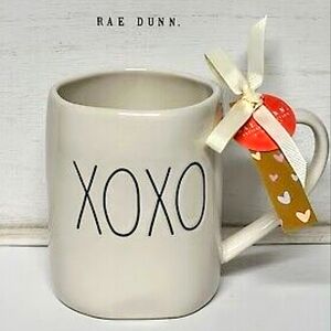 Rae Dunn, NWT, "XOXO" Mug, With Heart Handle, Artisan Collection